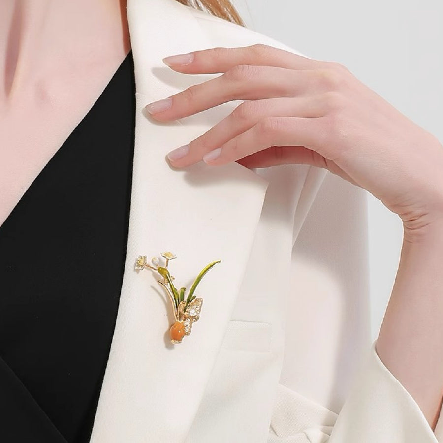 Vintage Daffodils Brooch
