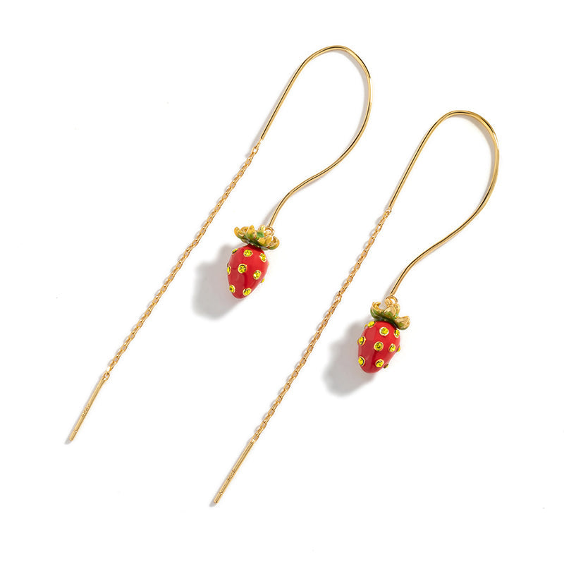 Strawberry Story earrings
