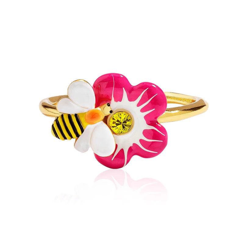Honeybee Flowers Ring