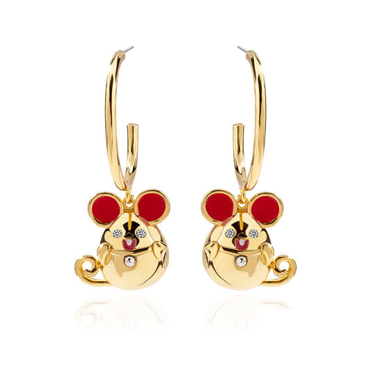 Lucy Mouse  Hoop Earrings