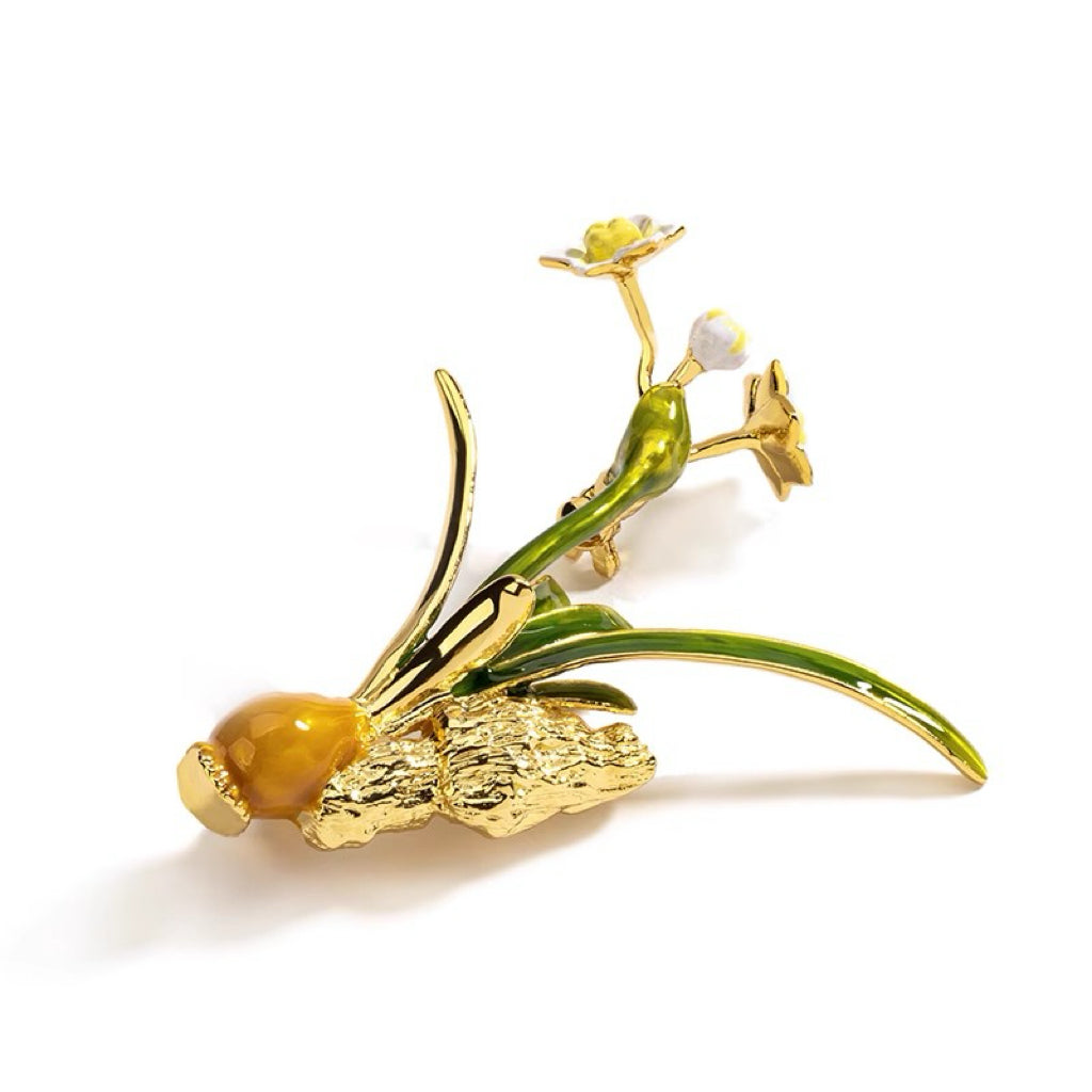 Vintage Daffodils Brooch