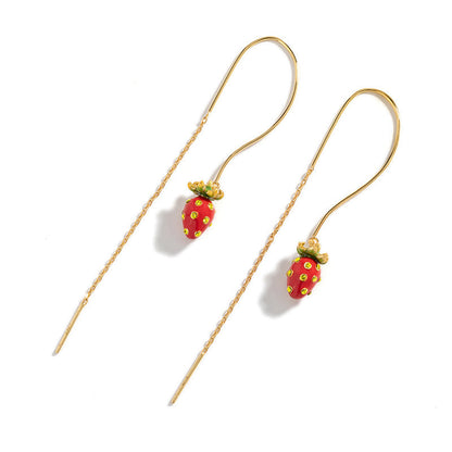 Strawberry Story earrings